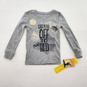 Spooky Night Creeping Off To Bed Long Sleeve Pj Shirt Size 2T